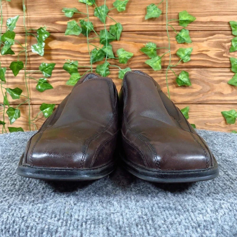 Dockers 90-27227 Mens Slip On Dress Shoes Size 12M Business Formal Brown Leather